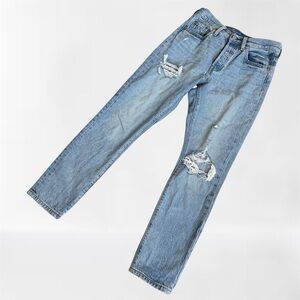 Levi’s Premium 501S Skinny Jeans | W25 L28 | Light Wash Distressed
